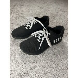 NOBULL Black Textured Training Lifting Shoes Men's 6 Women's 7.5